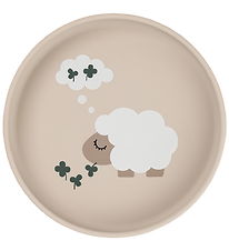 Done by Deer 스틱 앤 스테이 접시 - 타이니 팜 샌드