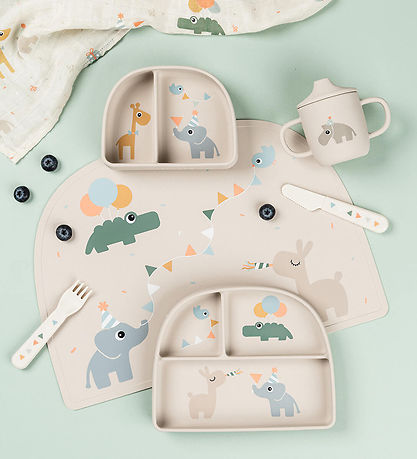 Done by Deer Tudkop m. Håndtag - Silikone - Celebration Sand