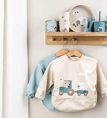 Done by Deer Learning spoon Set - Tiny Farm - Blue