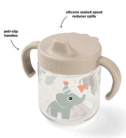 Done by Deer Læringstudkop m. Håndtag - Celebration - Sand