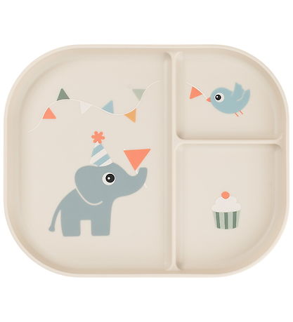 Done by Deer Inddelt Tallerken - Foodie - Celebration - Sand