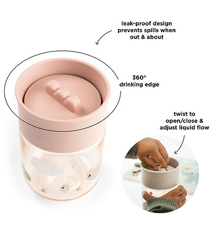 Done by Deer Træningskop 360° - Tiny Farm - Pudder