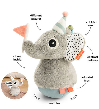 Done by Deer Tumling Aktivitetslegetøj - Elphee - Farvemix