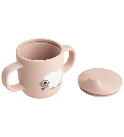 Done by Deer Tudkop m. Håndtag - Silikone - Tiny Farm - Pudder