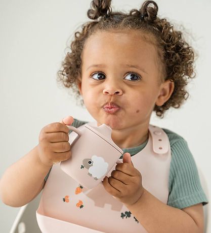 Done by Deer Tudkop m. Håndtag - Silikone - Tiny Farm - Pudder