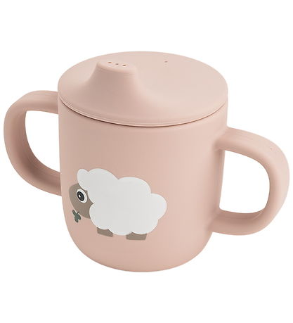 Done by Deer Tudkop m. Håndtag - Silikone - Tiny Farm - Pudder