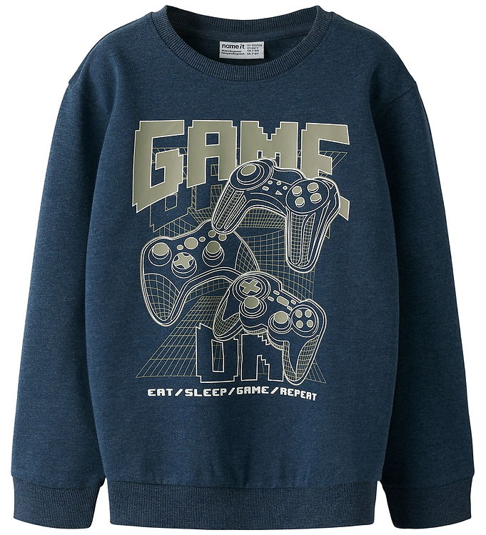 Name It Sweatshirt - NkmValexander - Navy Blazer/Game