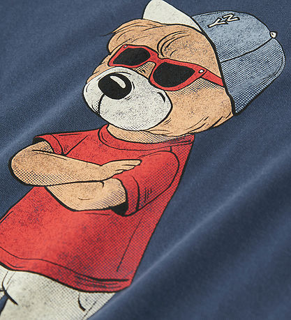 Name It T-shirt - NkmDobs - Vintage Indigo