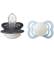 BIBS Supreme Natsutter - Str. 1 - Silikone - 2-pak - Iron Glow/B