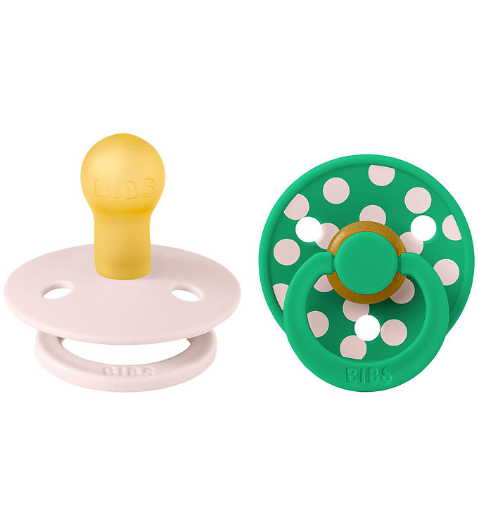 BIBS Colour Sutter - Str. 1 - Rund - 2-pak - Petal/Cactus billede