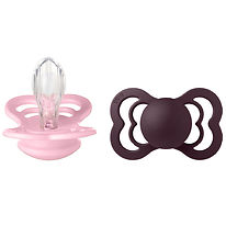 BIBS Supreme+ Pacifiers - Size 2 - Symmetrical - 2-Pack - Baby P