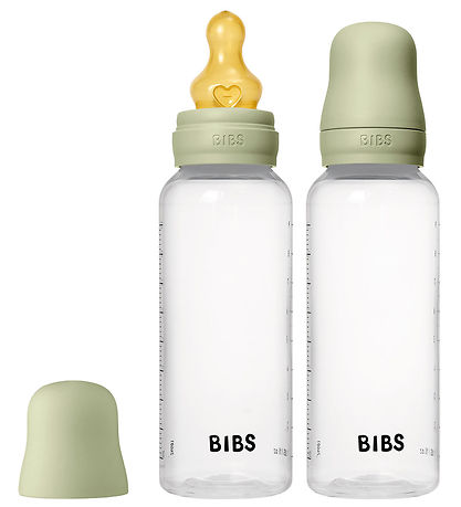 BIBS Biberons - 2 Pack - 270 ml - PP/Latex - Sage