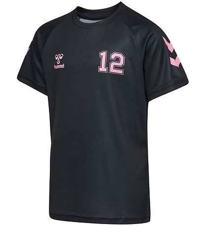 Hummel Shorts/T-shirt - hmlShimmer - Black/Bridal Rose