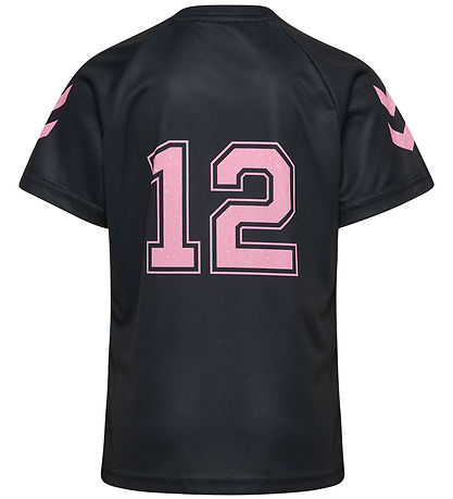 Hummel Shorts/T-shirt - hmlShimmer - Black/Bridal Rose