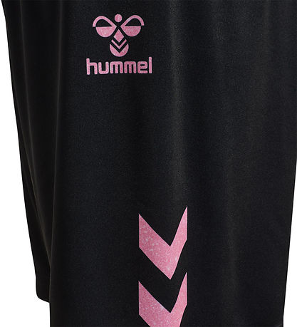 Hummel Shorts/T-shirt - hmlShimmer - Black/Bridal Rose