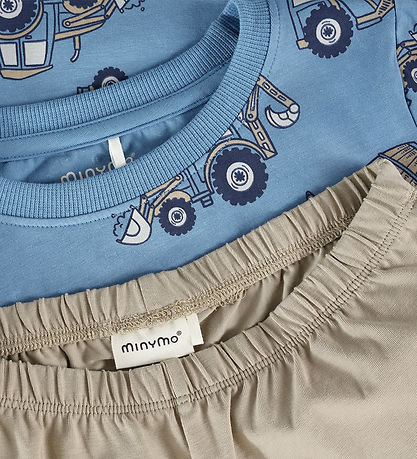 Minymo nattøj - 2-delt - Blue Shadow