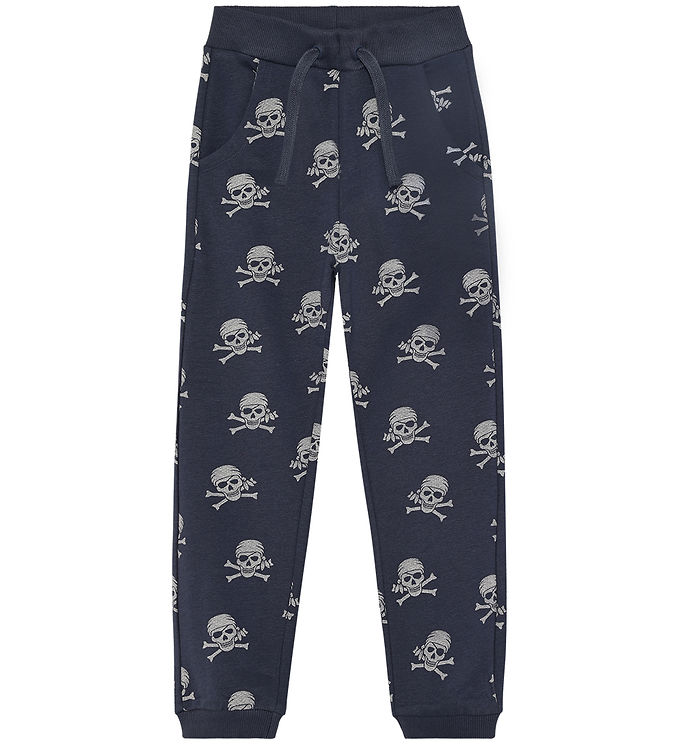 Minymo Drenge Sweatpants i økologisk bomuld - Odyssey Gray - 104