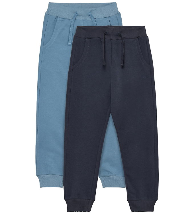 Minymo Sweatspants - 2-pak - Odyssey Gray