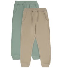 Minymo Sweatspants - 2-pak - Lily Pad