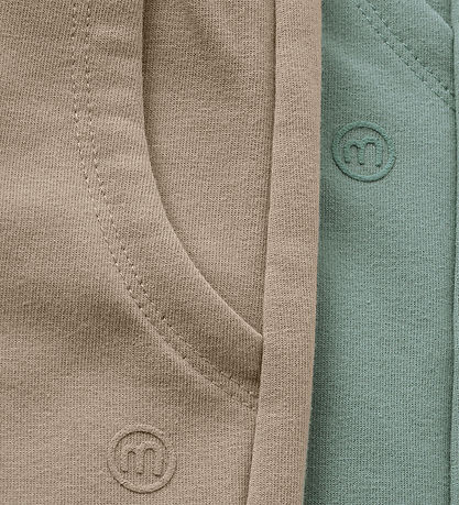 Minymo Sweatspants - 2-pak - Lily Pad