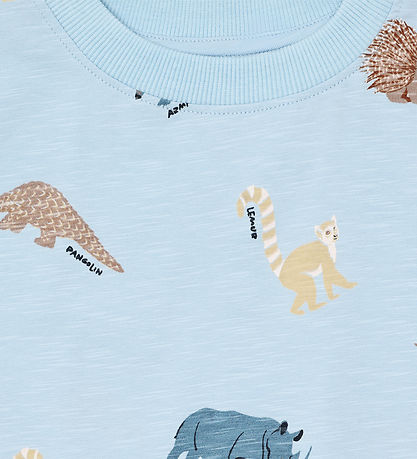 Minymo T-shirt - AOP - Niagara Mist