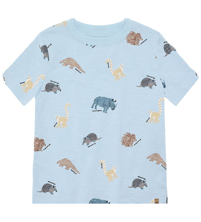 Minymo T-shirt - AOP - Niagara Mist