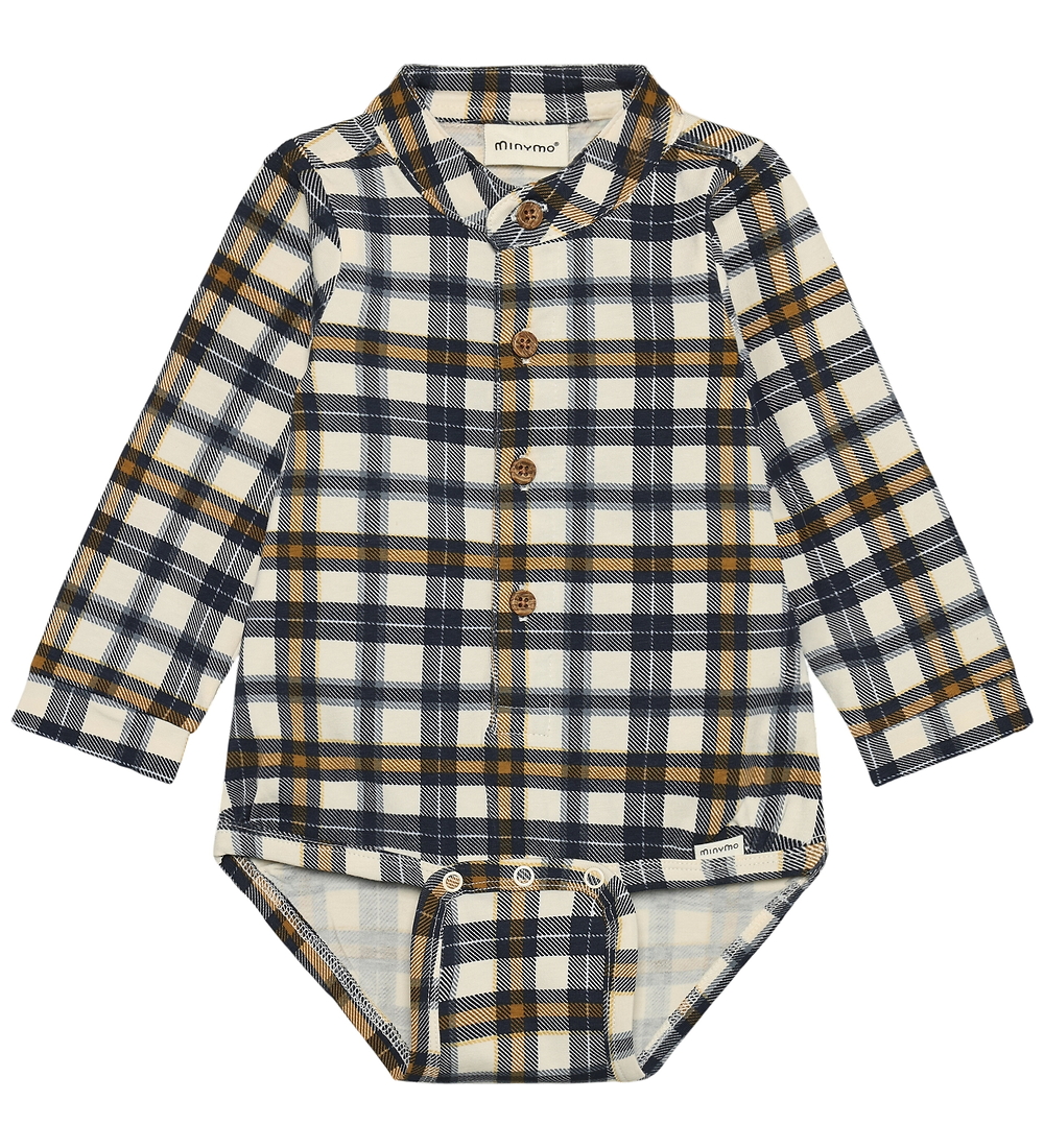 Minymo Body l/ä - AOP - White Swan - Minymo - 2 Jahre (92) - Body L/Ä