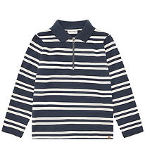 Minymo Polobluse m. Lynlås - Odyssey Gray