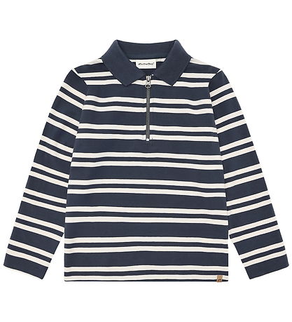 Minymo Polobluse m. Lynlås - Odyssey Gray