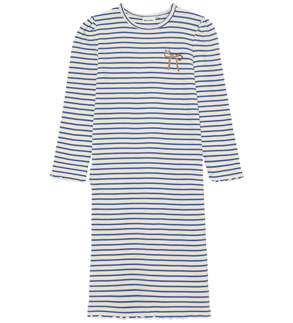 Minymo Kleid - Rib - Niederländisch Blue - Minymo - 8 Jahre (128) - Kleider