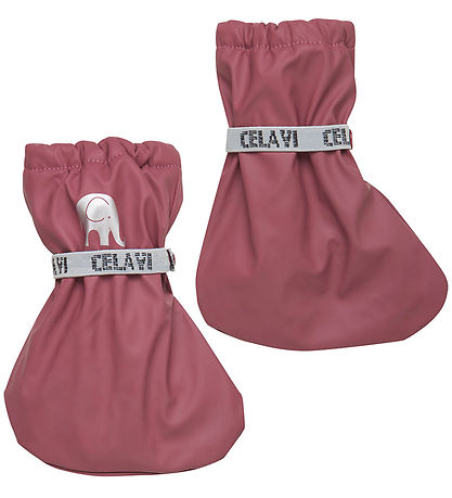 CeLaVi Overtrækssko m. Fleece - PU - Rose Wine