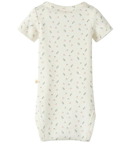 Name It Romper s/s - NbfGago - Coconut Melk/Small Flower