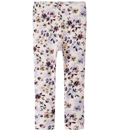 Name It Leggings - NmfKayla - Calcite/Grape Compote/Shopping Bag