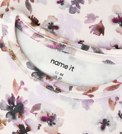 Name It Bluse - NmfKayla - Calcite/Grape Compote/Shopping Bag