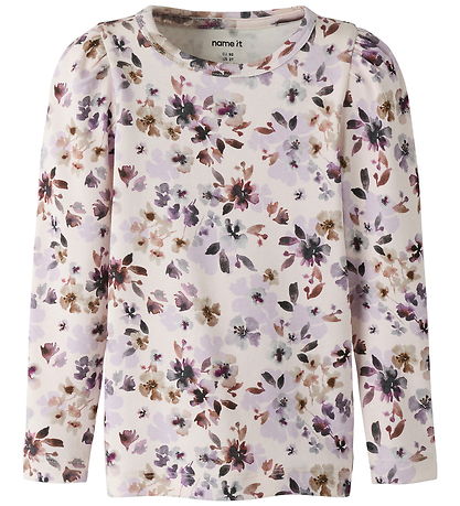 Name It Bluse - NmfKayla - Calcite/Grape Compote/Shopping Bag