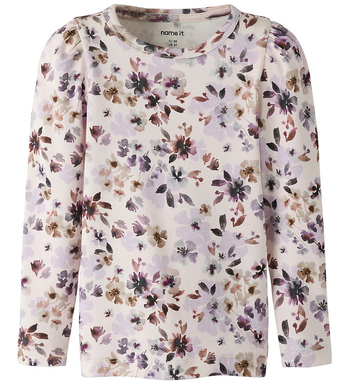 Name It Bluse - NmfKayla - Calcite/Grape Compote/Shopping Bag