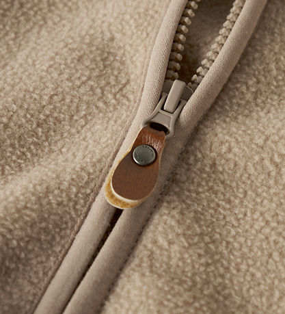 Name It Fleecejakke - NbnMeeko - Silver Mink