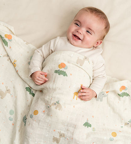 Done by Deer Babysvøb - Musselin - Celebration - Sand