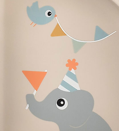 Done by Deer Skål - Silikone - Stick & Stay - Celebration - Sand