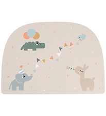 Done by Deer Dækkeserviet - Silikone - Celebration - Sand