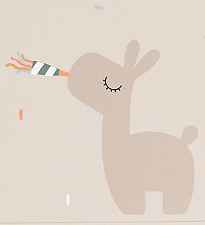 Done by Deer Dækkeserviet - Silikone - Celebration - Sand