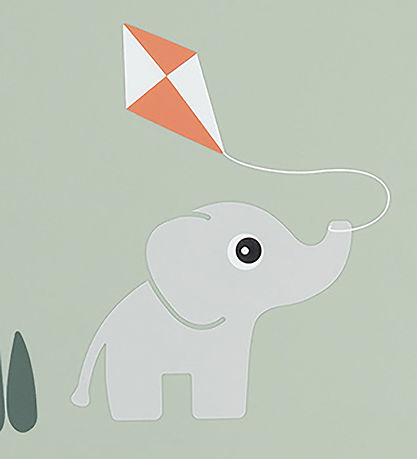 Done by Deer Dækkeserviet - Silikone - Playground - Grøn