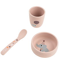 Done by Deer Spisesæt - Stick & Stay - Celebration - Pudder