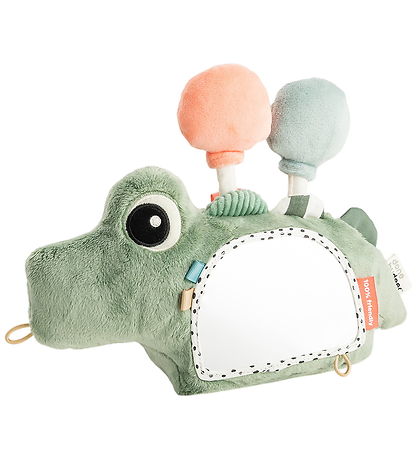 Done by Deer Aktivitetslegetøj - Gulvspejl - Croco - Grøn