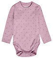 Hummel Bodysuit l/s - HmlMini Bee - Mauve Shadow