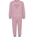 Hummel Sweatsæt - HmlMini - Mauve Shadow