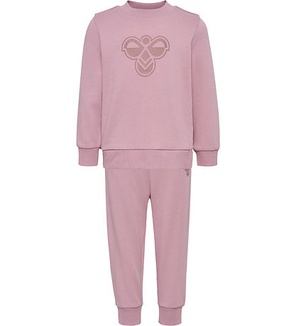 Hummel Sweatsæt - HmlMini - Mauve Shadow