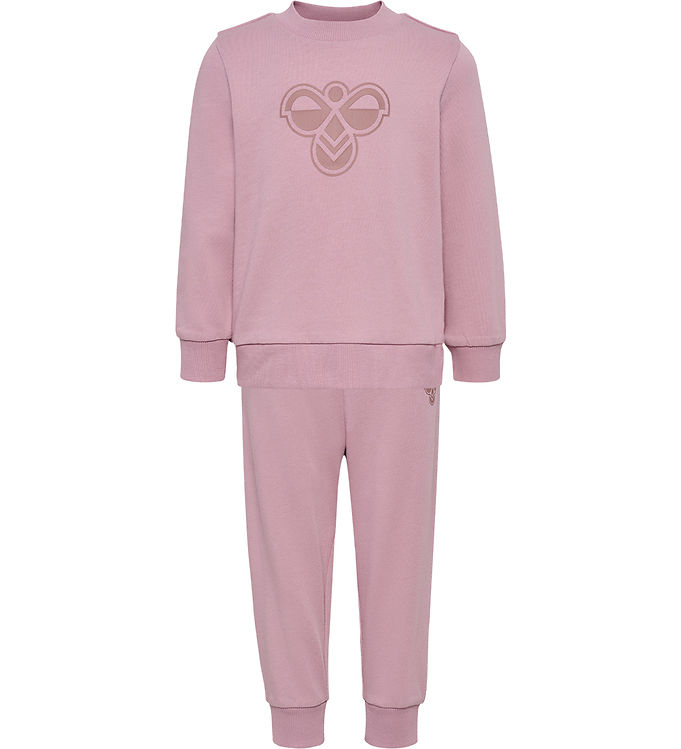 Hummel Sweatsæt - HmlMini - Mauve Shadow