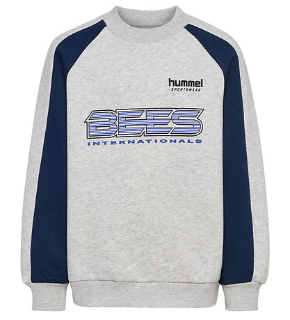 Hummel Sweatshirt - HmlJR - Light Grey Melange