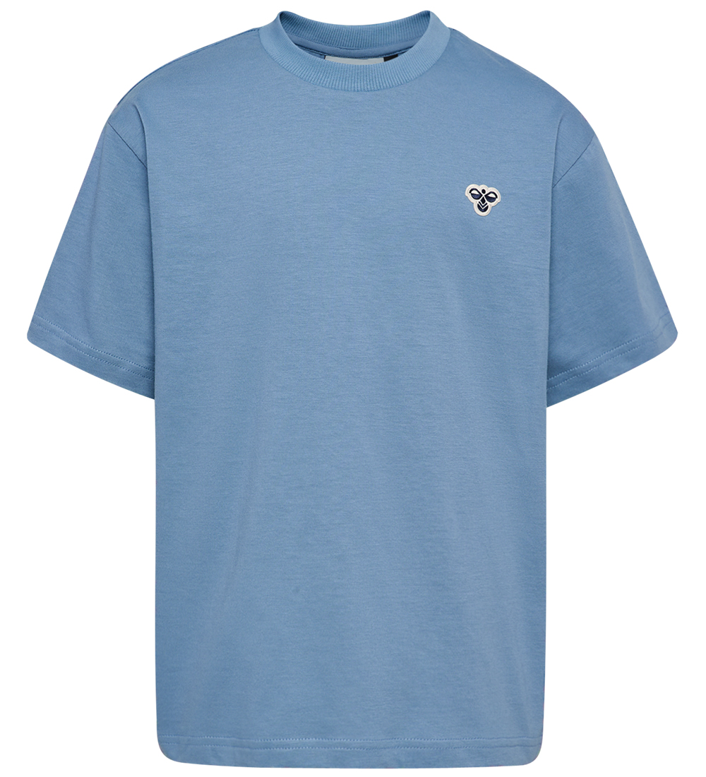 Hummel T-Shirt - HmlJR - Verwaschener Denim - Hummel - 4 Jahre (104) - T-Shirts